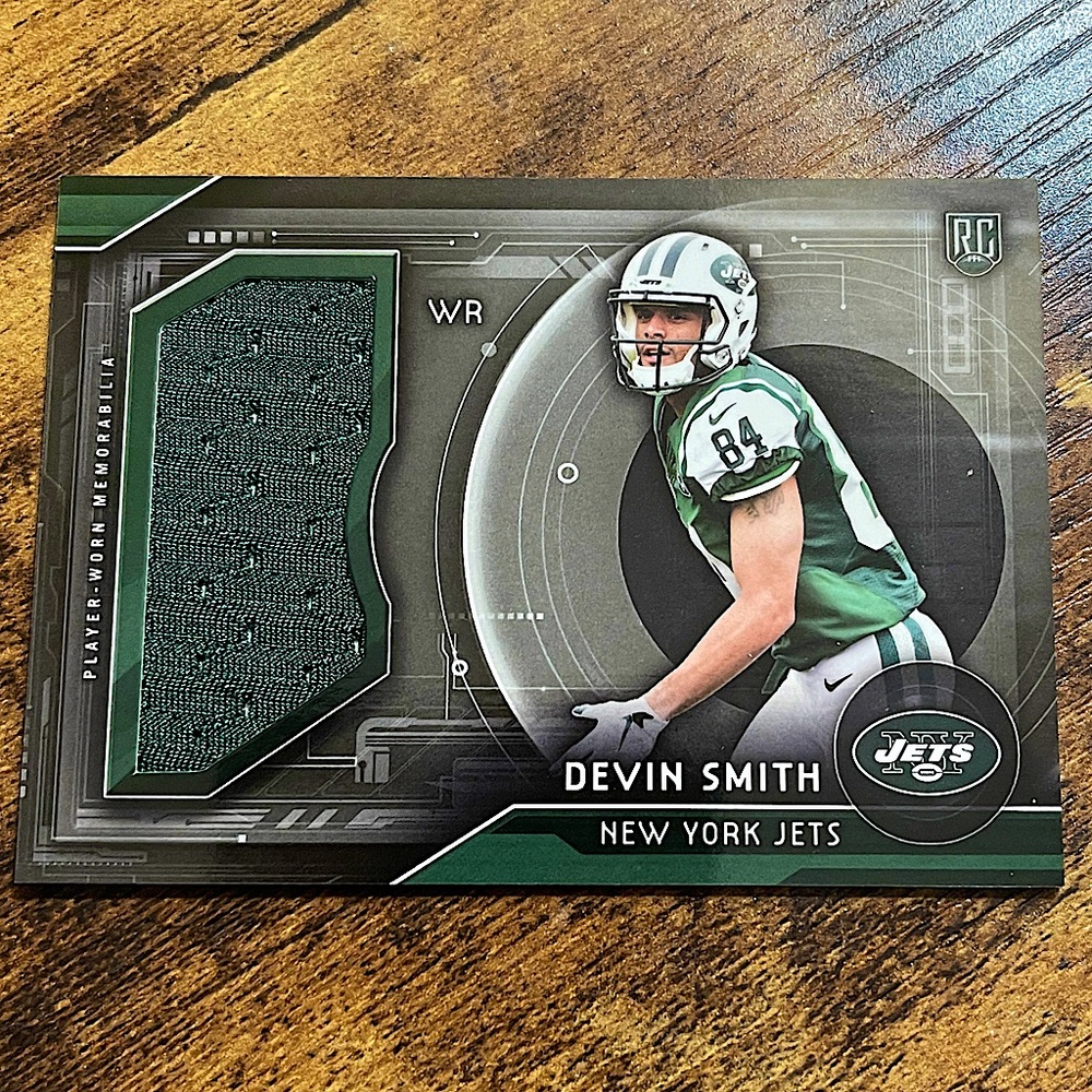 2015 Topps Rookie Jumbo Relic Devin Smith New York Jets #RJR-DS Rookie RC